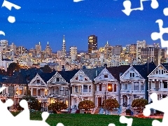 Miasto, Wieczór, San Francisco