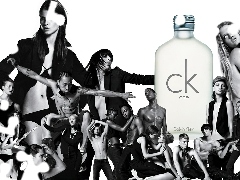 ck, ludzie, flakon, Calvin Klein, perfum, one, perfumy