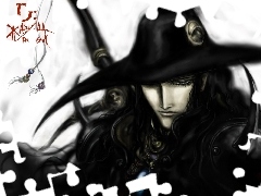 Vampire Hunter D - Bloodlust, twarz, kapelusz, poważna