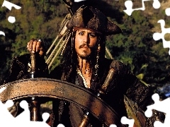 Johnny Depp, Piraci Z Karaibow, kapitan, ster