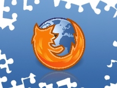 Tło, Niebieskie, Logo, Firefox
