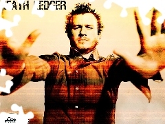 twarz, ręce, Heath Ledger