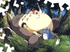 las, drzewa, My Neighbour Totoro