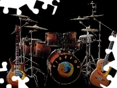 Perkusja, Firefox, Gitary