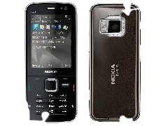 Tył, Przód, Nokia N78, Czarna
