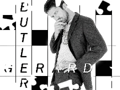szary garnitur, Gerard Butler