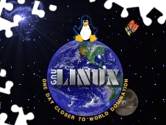 Ziemska, Kula, Linux, Pingwin