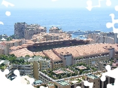 Morze, Monako, Panorama, Miasta