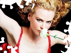 Biały, Kwiatek, Nicole Kidman