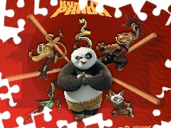 Kung Fu Panda, bohaterowie