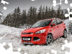 Śnieg, Ford Kuga
