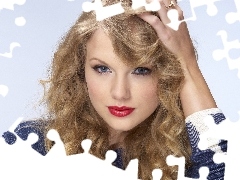Oczy, Włosy, Taylor Swift, Twarz