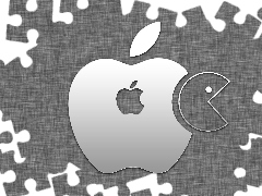 Apple, Pacman, Logo