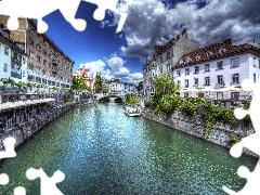 Miasto, Kanał, Słowenia, Lublana