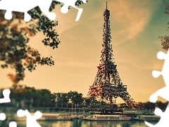 Wieża, Eiffla, Paryż