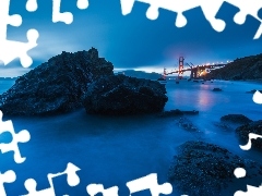 Zatoka San Francisco, Most, Stany Zjednoczone, Skały, San F