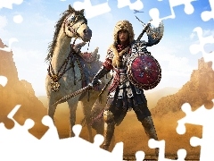 Bayek, Koń, DLC, Dodatek, Assassins Creed Origins Roman Cen