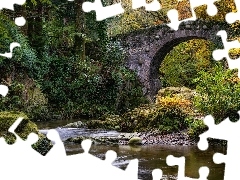 Shimna River, Most, Irlandia PĂłĹnocna, Foleys Bridge, 