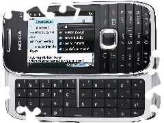 Czarny, Srebrny, Nokia E75