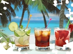 Tropik, Ocean, Owocowe, Drinki