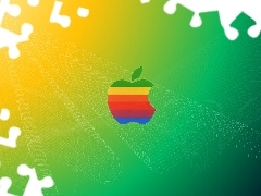 Logo, Apple, Tęczowe