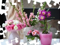 Różnych, Kwiatów, Bukiety