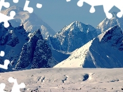 Śnieg, Góry, Alaska