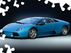 Alufelgi, Chromowane, Niebieskie, Lamborghini Murcielago