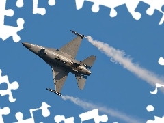 Niebo, Smugi, Myśliwiec, F16