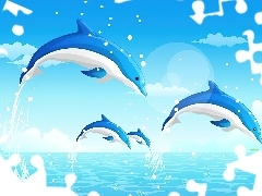 Delfiny, Skaczące