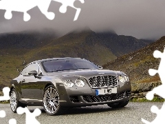 Mgła, Góry, Bentley Continental GT