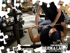 Adam Sandler, siłownia, I Now Pronounce You Chuck And Larry