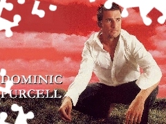 biała koszula, jeansy, Dominic Purcell