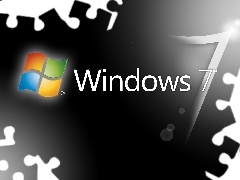 Tło, Świetliste, Windows 7, Szare