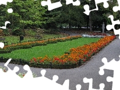 Kwiaty, Park