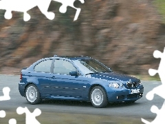 BMW 325ti, Compact, Niebieskie