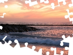 Morze, Teneryfa, Zachód Słońca