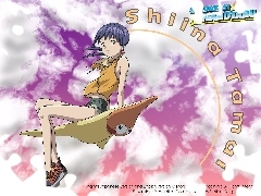 Shiina Tamai, chmury, Narutaru Shadow Star