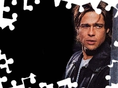 kurtka, skórzana, Brad Pitt