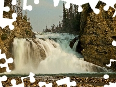 Skały, Wodospad