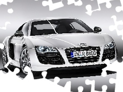 Biała, Maska, Audi R8