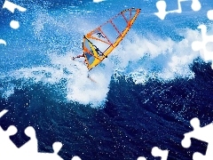deska na fali, Windsurfing