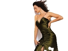 Zielona, Sukienka, Penelope Cruz