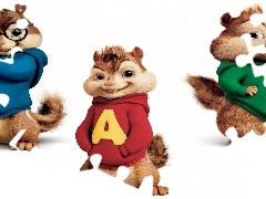 bluzy, kaptur, Alvin i wiewiórki 2