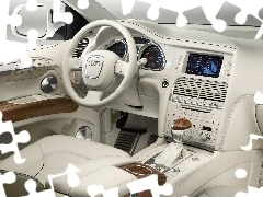 Biały, Środek, Audi Q7