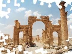 Palmyra, Syria, Ruiny