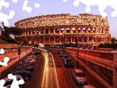Koloseum, Amfiteatr, Włochy, Rzym