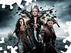 Chris Hemsworth, Kristen Stewart, Królewna Śnieżka I Łow