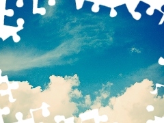 Niebo, Chmury, Błękitne