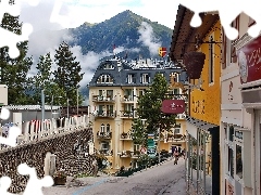 Hotel, Bad Gastein, Austria, Uliczka